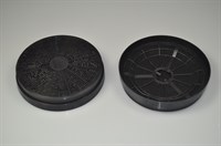 Carbon filter, Scandomestic cooker hood - 165 mm (2 pcs)